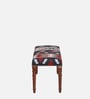 Berkshire Sheesham Wood Upholstered Bench In Honey Oak Finish