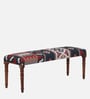 Berkshire Sheesham Wood Upholstered Bench In Honey Oak Finish
