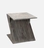 Berlin Bedside Table In Antique Grey Finish
