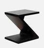 Berlin Bedside Table In Extra Dark Mahagony Finish