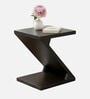 Berlin Bedside Table In Extra Dark Mahagony Finish