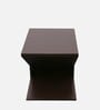 Berlin Bedside Table In Extra Dark Mahagony Finish