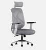 Berlin Breathable Mesh High Back Ergonomic Chair in Grey Colour