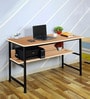 Berlin Study Table In Beige Colour