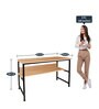 Berlin Computer Table In Intel Beige Finish