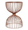 Berlin End Table in Rose Gold Finish