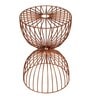 Berlin End Table in Rose Gold Finish