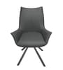 Berlin Leather Chair In Charcoal Grey Colour Berlin Leather Chair In Charcoal Grey Colour
