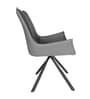 Berlin Leather Chair In Charcoal Grey Colour Berlin Leather Chair In Charcoal Grey Colour