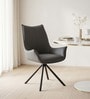 Berlin Leather Chair In Charcoal Grey Colour Berlin Leather Chair In Charcoal Grey Colour