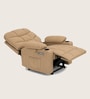 Berlin Leatherette Electric 1 Seater Recliner With USB Port In Camel Brown Colour