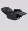 Berlin Leatherette Electric 1 Seater Recliner With USB Port In Black Colour
