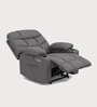 Berlin Leatherette Electric 1 Seater Recliner With USB Port In Grey Colour