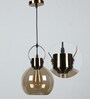 Bayer Bermejo Grey Glass Hanging Light