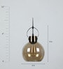 Bayer Bermejo Grey Glass Hanging Light
