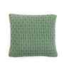 Bermuda Green 100% Cotton Kelly 16X16 Inches Knitted Cushion Cover