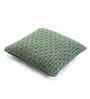 Bermuda Green 100% Cotton Kelly 16X16 Inches Knitted Cushion Cover