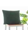 Bermuda Green 100% Cotton Marina 22X22 Inches Knitted Cushion Cover