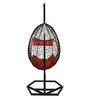 Bern Wicker Swing In Black Finish