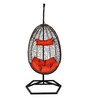 Bern Wicker Swing In Black Finish