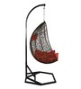 Bern Wicker Swing In Black Finish