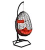 Bern Wicker Swing In Black Finish
