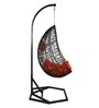 Bern Wicker Swing In Black Finish