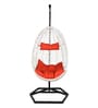 Bern Wicker Swing In White Finish