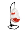 Bern Wicker Swing In White Finish