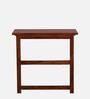 Bern Z Solid Wood Foldable Writing Table In Honey Oak Finish