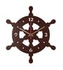 Bernhard Engineered Wood Brown Wall Clock
