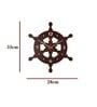 Bernhard Engineered Wood Brown Wall Clock