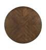Bernice Solid Wood Coffee Table in Dark Brown Colour