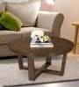 Bernice Solid Wood Coffee Table in Dark Brown Colour