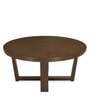 Bernice Solid Wood Coffee Table in Dark Brown Colour