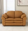 Durian Berry Leatherette 2 Seater Sofas in Brown Colour