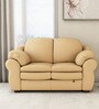 Durian Berry Leatherette 2 Seater Sofas in Beige Colour