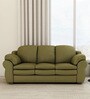 Durian Berry Leatherette 3 Seater Sofas in Green Colour