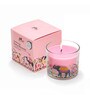 Berry Blossom Glass Candle (Pink)