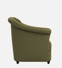 Berry compact Leatherette 1 Seater Sofas in Olive Green Colour