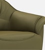 Berry compact Leatherette 1 Seater Sofas in Olive Green Colour