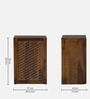 Besanon Sheesham Wood Folding Writing Table In Provincial Teak Finish