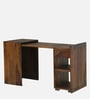 Besanon Sheesham Wood Folding Writing Table In Provincial Teak Finish