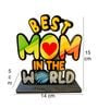 Best Mom in The World Wooden Trophy Gift for Mother or Maa Best Gift