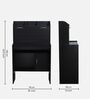 Betsu Hutch Desk in Cappuccino Finish