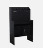 Betsu Hutch Desk in Cappuccino Finish