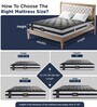 BetterSpine Restio Orthopedic Airflow Transition Foam with 3 Zone Layer Technology 6 Inch Memory Foam Queen Size Mattress