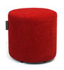 Betty Fabric Coffee Table Set in Red Colour with 2 Chairs