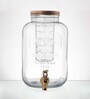 Beverage 5 Ltrs Glass Tap Water Dispenser with Stand