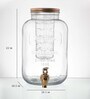 Beverage 5 Ltrs Glass Tap Water Dispenser with Stand